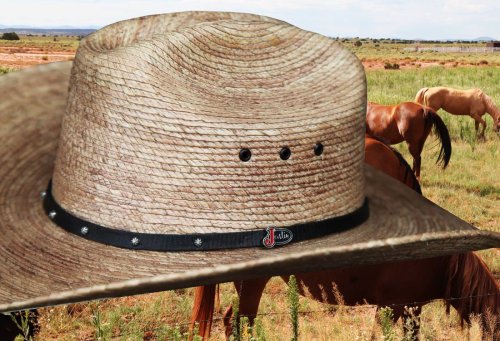 画像クリックで大きく確認できます　Click↓2: ジャスティン パームストロー カウボーイハット（ナチュラル）/Justin Western Straw Hat