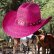 画像1: ブルハイド ウエスタン ストローハット イッチィグーニー（フクシャピンク）/Bullhide Western Straw Hat Itchygoonie(Fuchsia) (1)