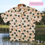 カリフォルニア トロピック USA キャンプシャツ（カメラファン）/California Tropic Camp Shirt