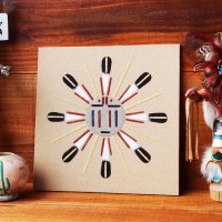 アメリカインディアン ナバホ族 サンドペイント 砂絵/Navajo Sandpainting