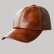 画像1: レザーキャップ（ディストレス ブラウン）/Leather Cap(Distressed Brown) (1)