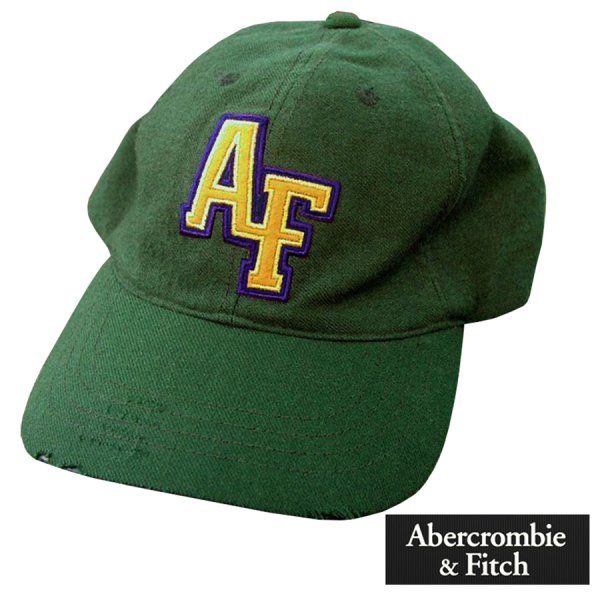 画像1: アバクロンビー＆フィッチ キャップ（フォレストグリーン）/Abercrombie&Fitch Cap