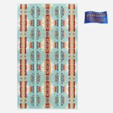 PENDLETON ペンドルトン ジャガードバスタオル（チーフジョセフ アクア）/Pendleton Chief Joseph Spa Towel(Aqua)