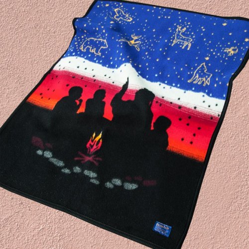 画像クリックで大きく確認できます　Click↓3: ペンドルトン ブランケット ミニ キープマイファイアーバーニング/Pendleton Keep My Fires Burning Blanket