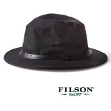 フィルソン オイルフィニッシュ ティンクロス パッカー ハット（ブラック）/Filson Tin Packer Hat(Black)