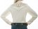 画像3: スカリー ローズ＆ホースシュー刺繍 ラインストーン ウエスタン シャツ（長袖/クリーム）/Scully Long Sleeve Western Shirt(Women's) (3)