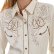 画像2: スカリー ローズ＆ホースシュー刺繍 ラインストーン ウエスタン シャツ（長袖/クリーム）/Scully Long Sleeve Western Shirt(Women's) (2)