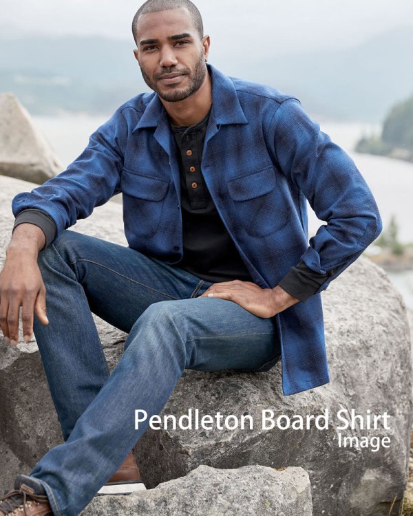 画像4: ペンドルトン ウールシャツ ボードシャツ ブルー・アクア シャドウ プラッドXS/Pendleton Board Shirt(Blue/Aqua Shadow Plaid)