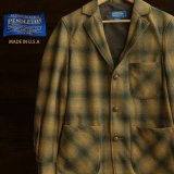 ペンドルトン バージン ウール ジャケット ブロンズ・チャコール オンブレ フィッテッドM/Pendleton Virgin Wool Jacket(Bronze Charcoal Ombre)