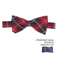 ペンドルトン アメリカ製 ウール ボウタイ 蝶ネクタイ（オニール レッド タータン）/Pendleton Bow Tie O'Neill Red Tartan