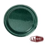 ジーエスアイ ほうろう ディナープレート（フォレストグリーン）/GSI Enamelware Dinner Plate(Forest Green)