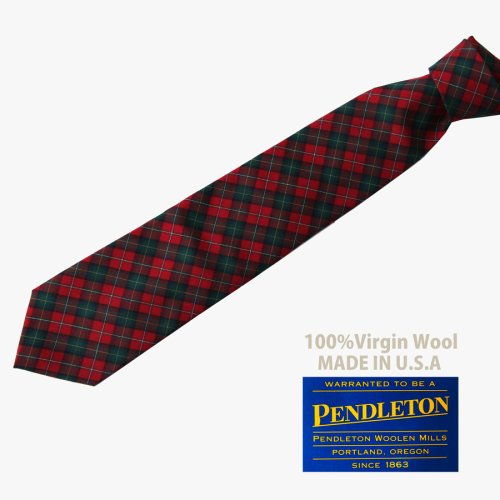 画像クリックで大きく確認できます　Click↓2: ペンドルトン ネクタイ（ロイヤルスチュワートタータン）/Pendleton Necktie(Royal Stewart Tartan)