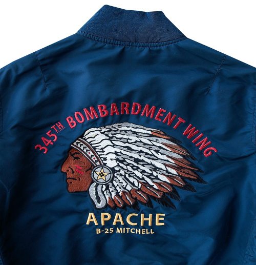 画像クリックで大きく確認できます　Click↓2: ショット NYC MA-1 フライト ジャケット（ネイビー）/Schott NYC MA-1 Commemorative Flight Jacket(Navy)