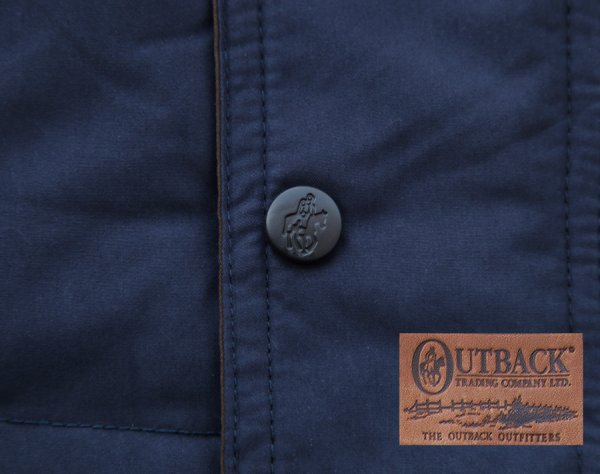 画像3: アウトバック トレーディング カウボーイ ダウン ベスト（ネイビー）/Outback Trading Down Vest(Navy)