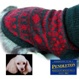 ペンドルトン ドッグ セーター（犬の服）レッド・ブラックS/Pendleton Dog Sweater(Red/Black)