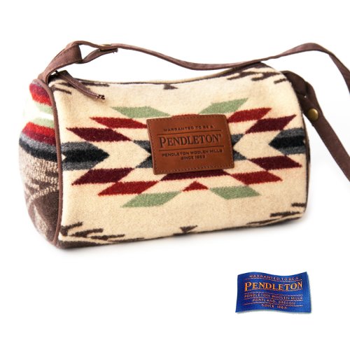 画像クリックで大きく確認できます　Click↓1: ペンドルトン トラベル キット バッグ・ドップ バッグ（ブラウン スピリットオブザピープル）/Pendleton Travel Kit Dopp Bag With Strap