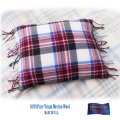 ペンドルトン フリンジ メリノウール＆ダックフェザー ピロー アメリカーナプラッド/Pendleton Pillow(Americana Plaid)