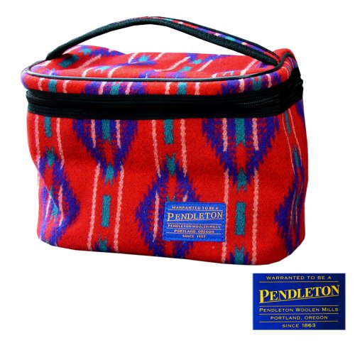 画像クリックで大きく確認できます　Click↓1: ペンドルトン ウール トラベル キット ケース（レッド）/Pendleton Travel Case(Red)