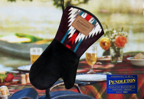 画像クリックで大きく確認できます　Click↓1: ペンドルトン ウール レザー ミトン/Pendleton Wool Suede Mitt