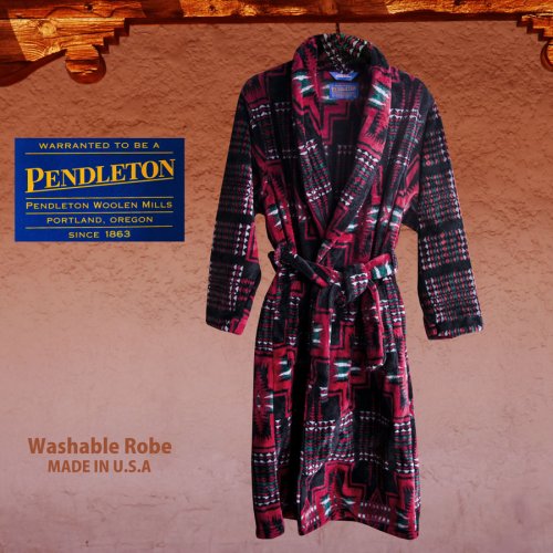 画像クリックで大きく確認できます　Click↓1: ペンドルトン ハーディング ウエスタン ローブ・ガウン/Pendleton Washable Robe(Harding)