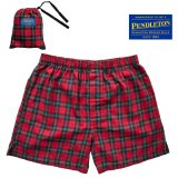 ペンドルトン ラウンジ ショーツ（レッド レノックスタータン）/Pendleton Flannel Lounge Shorts(Red Lennox Tartan)