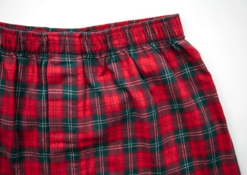 画像クリックで大きく確認できます　Click↓3: ペンドルトン ラウンジ ショーツ（レッド レノックスタータン）/Pendleton Flannel Lounge Shorts(Red Lennox Tartan)