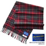 ペンドルトン ピュアバージンウール マフラー（マクドゥーガル タータン）/Pendleton Whisperwool Muffler(Authentic Macdougall Tartan)