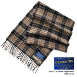 ペンドルトン ピュアバージンウール マフラー（ペンドルトン チェック）/Pendleton Whisperwool Muffler(The Pendleton Check)