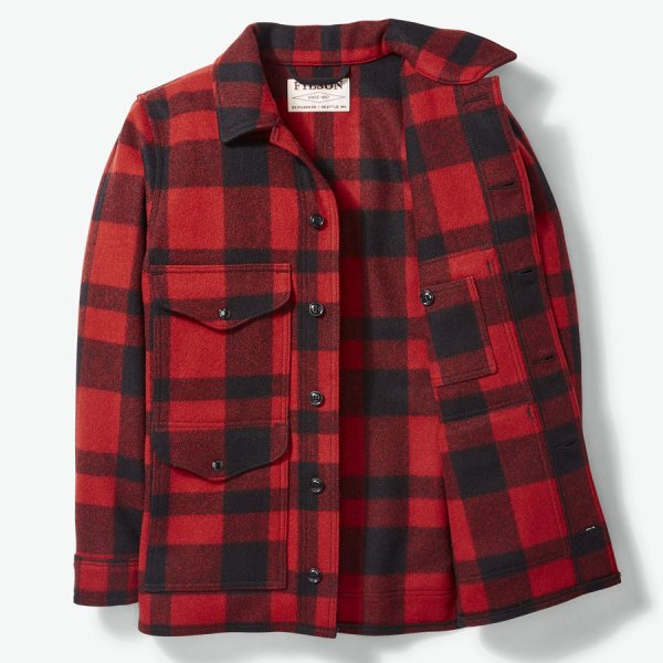 画像3: フィルソン マッキーノ クルーザー(レッド×ブラック)/Filson Mackinaw Cruiser(Red×Black)