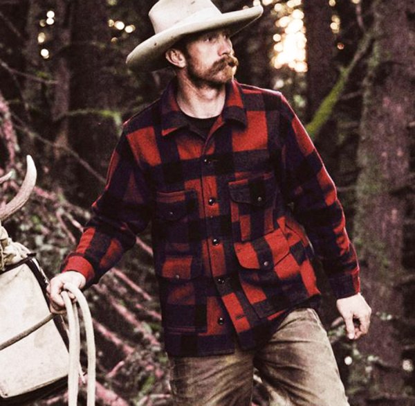 画像6: フィルソン マッキーノ クルーザー(レッド×ブラック)/Filson Mackinaw Cruiser(Red×Black)