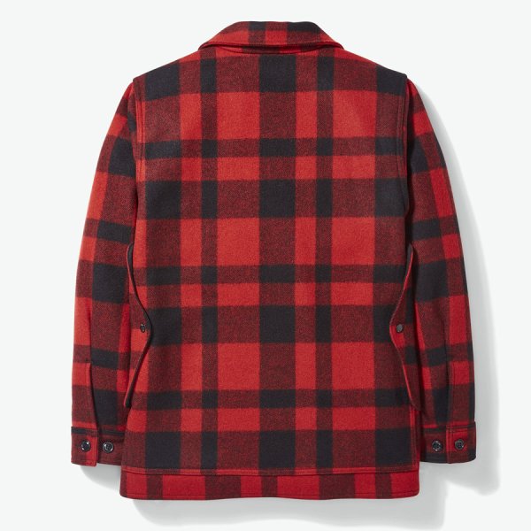 画像4: フィルソン マッキーノ クルーザー(レッド×ブラック)/Filson Mackinaw Cruiser(Red×Black)