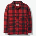 フィルソン マッキーノ クルーザー（レッド×ブラック）/Filson Mackinaw Cruiser(Red×Black)