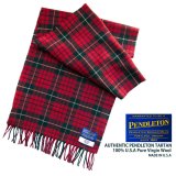 ペンドルトン ピュアバージンウール マフラー（ペンドルトン レッド タータン）/Pendleton Pure Virgin Wool Muffler(Pendleton Red Tartan)