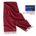 ペンドルトン ピュアバージンウール マフラー（バーガンディーレッド ヘリンボーン）/Pendleton Whisperwool Muffler Red Herringbone