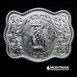 モンタナシルバースミス ウエスタン ベルト バックル サドル ブロンコ/Montana Silversmiths Western Belt Buckle Saddle Bronc