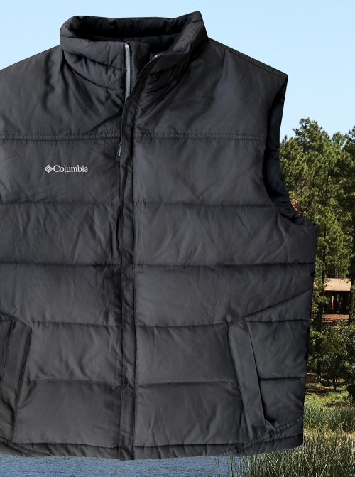 画像クリックで大きく確認できます　Click↓2: コロンビア ダウン ベスト（ブラック）L/Columbia Down Vest(Black)