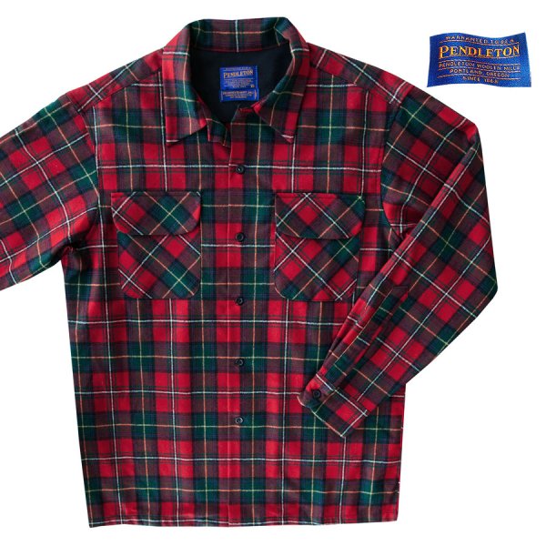 画像1: ペンドルトン ウールシャツ ボードシャツ（クランボイドタータン）M/Pendleton Board Shirt(The Clan Boyd Tartan)