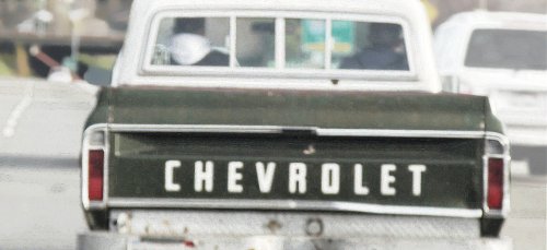 画像クリックで大きく確認できます　Click↓1: ゼネラルモーターズ シボレー メタルサイン（ブルー）/GM General Motors Company Chevrolet Metal Sign WE USE Genuine CHEVROLET PARTS