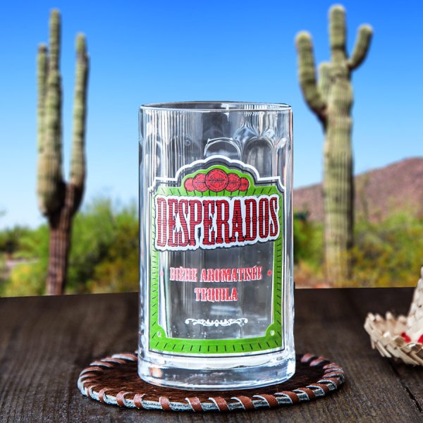 画像1: デスペラドス ビール・カクテル グラス（テキーラ）/Desperados Beer Bar Drinking Glasses (Tequila)