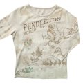 ペンドルトン ラウンドアップコレクション プレミアムティー（レディース）S/Pendleton Round Up Tee Women's(Natural Heather)