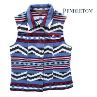 ペンドルトン レディース ピュアーヴァージンウール ベスト（デニムブルー）S/Pendleton Pure Virgin Wool Vest(Women's)