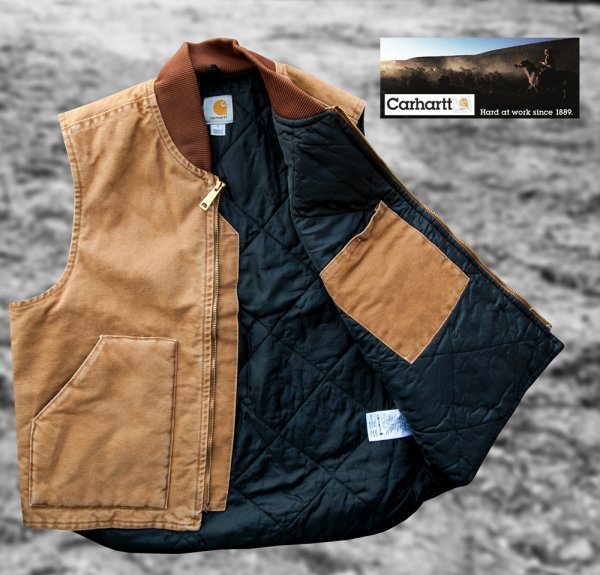 画像5: カーハート サンドストーンダック ベスト（カーハートブラウン）/Carhartt Vest(V02 Brown)