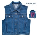 ペンドルトン デニム ベスト デニム・ピンク（レディース）/Pendleton Denim Vest