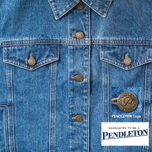 画像クリックで大きく確認できます　Click↓2: ペンドルトン デニム ベスト デニム・ターコイズ（レディース）M/Pendleton Denim Vest