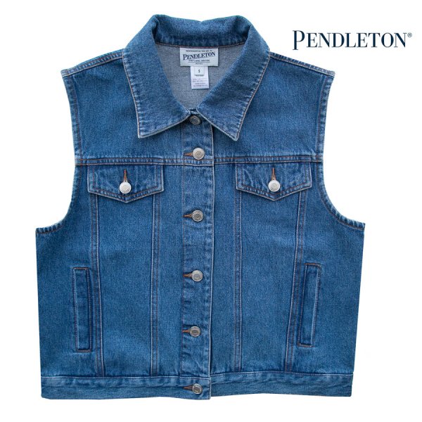 画像3: ペンドルトン デニム ベスト デニム・ピンク（レディース）/Pendleton Denim Vest