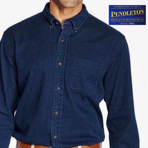 画像クリックで大きく確認できます　Click↓1: ペンドルトン 長袖 デニム シャツ（デニム）/Pendleton Denim Shirt(Denim)