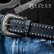 画像1: ローパー ウエスタン レザーベルト（ブラック）/Roper Western Leather Belt(Black) (1)