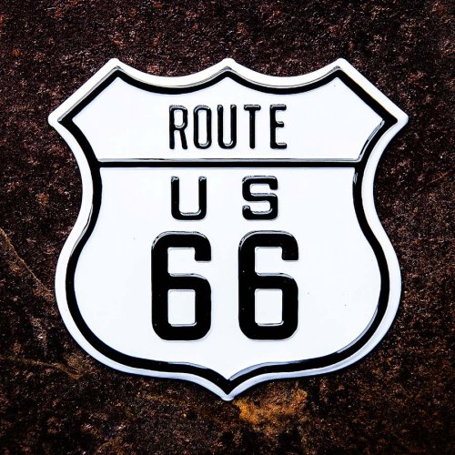 画像クリックで大きく確認できます　Click↓1: マグネット ルート66 メタル ROUTE US 66