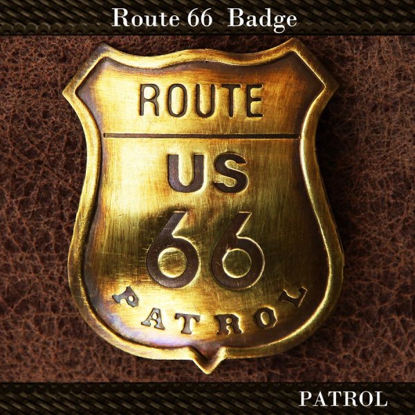 画像1: ルート66 パトロール バッジ/Route 66 Badge