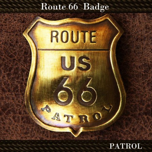 画像クリックで大きく確認できます　Click↓1: ルート66 パトロール バッジ/Route 66 Badge